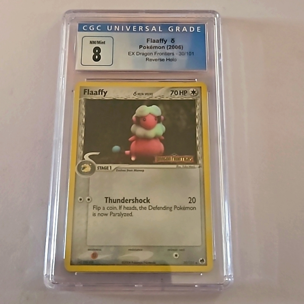 Pokémon Flaaffy (2006) CGC 8 Ex Dragon Frontiers 30/101 Reverse Holo